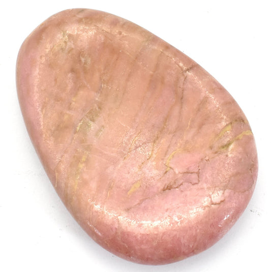 Oval Rhodonite Pink Worry Stone