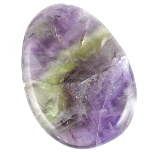 Oval Fluorite Rainbow Worry Stone