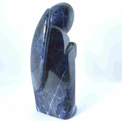 Sodalite Angel Carving [Large]