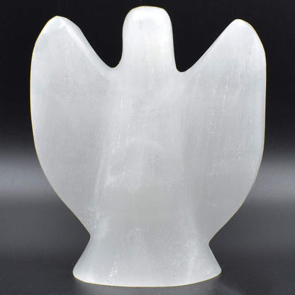 Selenite Angel Carving [Extra Large]