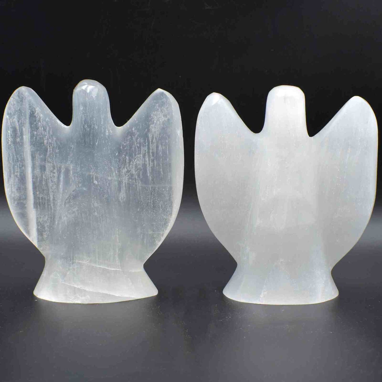 Selenite Angel Carving [Extra Large]