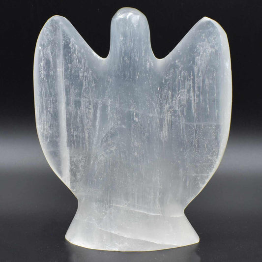 Selenite Angel Carving [Extra Large]