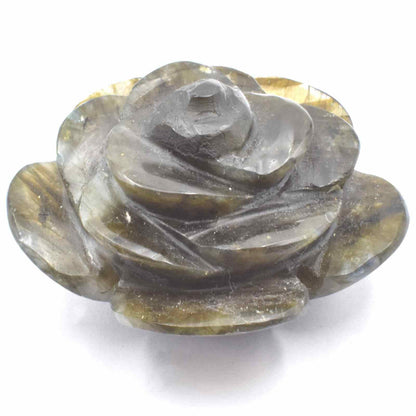 Labradorite Flower Carving