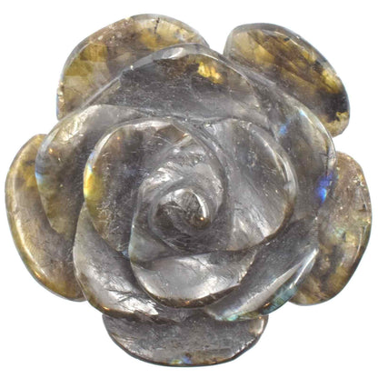 Labradorite Flower Carving