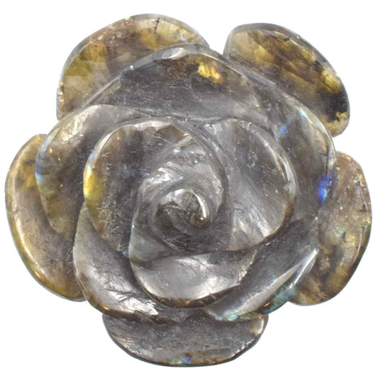 Labradorite Flower Carving