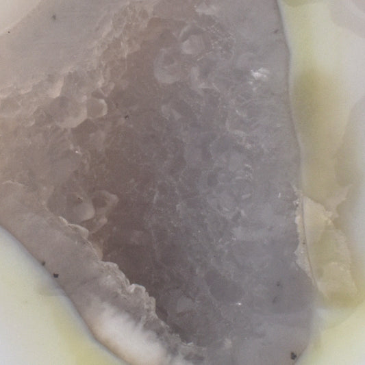 Agate Geode Penguin Carving